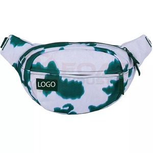 Maximize Wear Fac Custom Unisex PU Riñonera con patrón de logotipo Riñonera deportiva para correr Senderismo Camping Viajes - Product Image 1