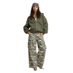 Sweat à capuche à fermeture éclair à manches longues pour femmes, sweat à capuche imprimé à la demande, sweat-shirt à capuche streetwear, broderie, sweat à capuche de haute qualité - Product Image 2