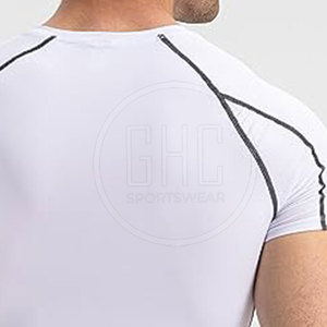 Cómodas camisetas de compresión de manga corta para hombre, ropa de entrenamiento, ropa de compresión, camiseta para hombre - Product Image 6