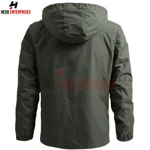 Nouvelle veste de pluie tendance avec logo personnalisé veste de pluie pour hommes vente en gros veste de pluie coupe-vent de haute qualité pour hommes à vendre - Product Image 2