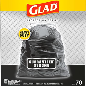 Bolsas de Basura Biodegradables de Plástico de 30 Galones de la Serie Glad Protection, Sin Perfume, Resistentes, con Cordón, Paquete de Más de 100 Unidades - Product Image 2