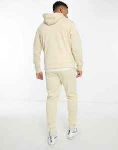 Conjunto de pantalones de chándal de maternidad ecológicos y Sudadera con capucha unisex con logotipo personalizado chándal de invierno para hombres y mujeres - Product Image 3