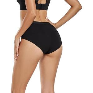 Ropa Interior de Algodón para Mujer, Bragas de Talle Medio, Tanga, Pantalones Cortos Finos, Talla XL, Antibacterianos, Transpirables y Absorbentes - Product Image 3