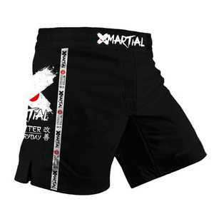 Pantalones cortos de agarre de Jiu Jitsu No Gi Bjj para hombre personalizados de alta calidad, pantalones cortos de lucha de entrenamiento UFC MMA para ropa de artes marciales - Product Image 1