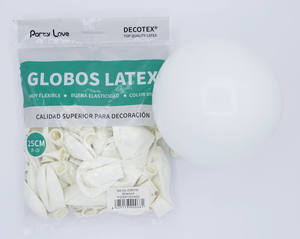 Nuevos Globos Decorativos R10-25CM de Plástico Sólido para Regreso a Clases, Pascua, Baby Shower, Bodas - Adhesivos de Pared/Colgantes al por Mayor - Product Image 1