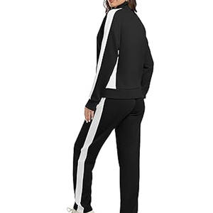 Survêtement de sport de gymnastique imprimé personnalisé de haute qualité pour femmes respirant nouveau Design grande taille Streetwear solide ensemble de sport pour femmes - Product Image 5