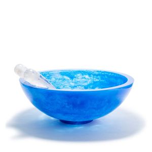 PLATEAU EN RÉSINE VERT MENTHE D'USINE Cuisine Faite À La Main Bol À Salade De Table Durable Porte-Salade Hôtel Usage Domestique Bol À Dîner Coloré - Product Image 6