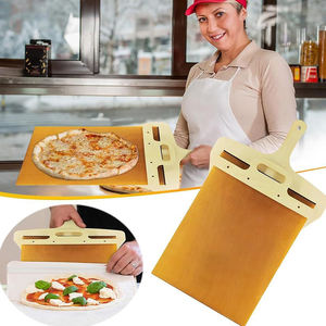 Offre Spéciale gros <span class=keywords><strong>manche</strong></span> en bois outil multifonctionnel gâteau <span class=keywords><strong>pelle</strong></span> coulissante Pizza Peel - Product Image 2