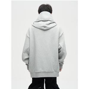 Streetwear d'hiver de haute qualité fabriqué sur mesure, pull-over décontracté avec poches épaisses, sweat à capuche unisexe doublé en fourrure Sherpa en polaire, vente en gros - Product Image 1