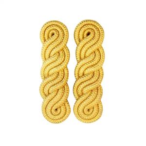 Hombreras Cordones de hombro Doble giro Mylar Oro - Product Image 4