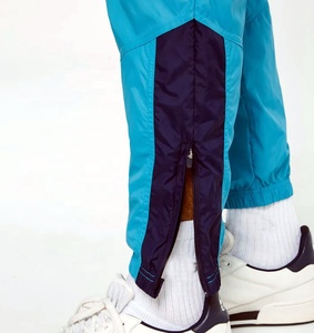 Trajes Deportivos de Nailon al por Mayor, Chaqueta Deportiva con Cierre y Cuello Alto, Traje Deportivo de Poliéster Cortavientos para Hombre - Product Image 5