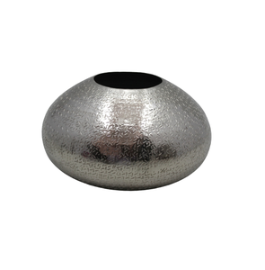 Luxury Design Metal Flower Vase Nickel Antique Plating Aluminum Flower Pot for Home <b>Tabletop</b> Decoration Handmade - Product Image 5