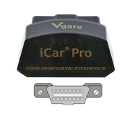 Escáner de Diagnóstico Vgate ICar Pro ELM327 BT 4.0 OBD II/EOBD con Soporte para Android/iOS, Lector de Códigos, Mejor que el ELM327