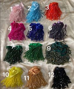 ขอบพลอยเทียมทำด้วยมือพู่ลูกปัดกูตูร์ - Product Image 3