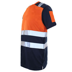 เสื้อยืดสะท้อนแสงสำหรับทำงานผู้ชาย แห้งเร็ว เสื้อยืดสะท้อนแสง เสื้อยืดนิรภัย - Product Image 3