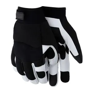 Excellent Performance Wholesale Flex Mech Multiuse Leather Mechanic Work Protection Hand Safety Gloves