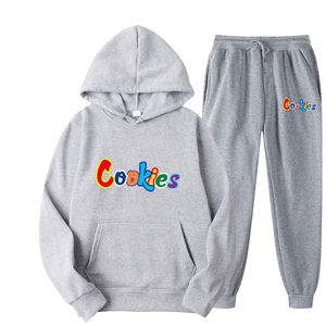 Ensemble de deux pièces en coton 100% personnalisable pour hommes, survêtement respirant pour adultes, grande taille pour l'hiver et l'extérieur - Product Image 4