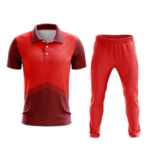 ผู้ผลิตมืออาชีพ รับผลิตตามแบบ OEM ชุดคริกเก็ตผู้ชายทรงเข้ารูป แห้งเร็ว - Product Image 1