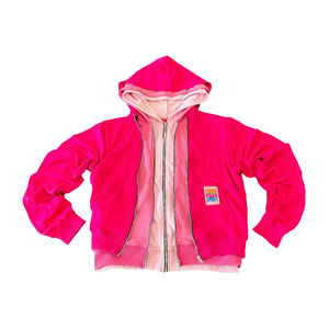 Fabricants de sweats à capuche zippés sur mesure pour hommes, streetwear, coupe courte, délavage acide, style boxy, triple épaisseur, poids lourd - Product Image 5