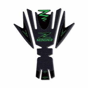 Copertura Adesiva 3D Verde per Serbatoio Moto Kawasaki Z1000 2010-2020 - Product Image 2