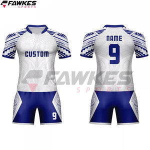 Sublimación al por mayor Tarifa Nuevo estilo Equipo Logotipo personalizado Imprimir Uniformes de rugby transpirables - Product Image 3