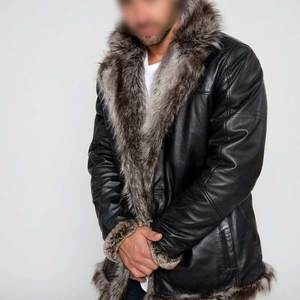 Breathable Lightweight Cow Hide Made <b>Men</b> Faux <b>Leather</b> <b>Jacket</b> Hot Selling Fashion Trendy Look <b>Men</b> Faux <b>Leather</b> <b>Jacket</b> - Product Image 1