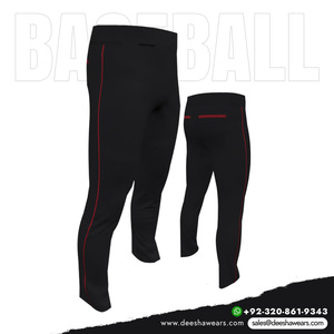 Pantalons de baseball tressés de haute qualité, ensembles d'uniformes personnalisés, respirants, anti-humidité, 100 % polyester extensible, athlétiques - Product Image 2