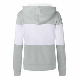Fashion Plain Pockets Pullover Casual Hoodies Anti-pillingbreathablehodies for woman - Product Image 2