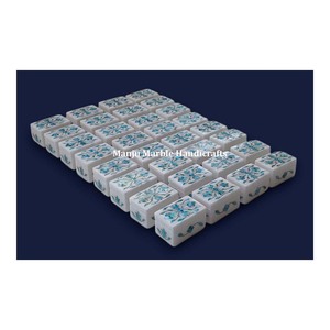Caja con incrustaciones de mármol estándar de la mejor calidad con fregona, arte hecho a mano para joyería, caja de regalos y regalos para bebés recién nacidos, caja con incrustaciones de mármol - Product Image 1