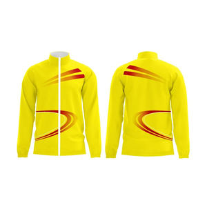 Chaqueta Deportiva de Manga Larga con Cierre, Diseño Personalizado, Cuello Alto, Secado Rápido, Transpirable, para Hombre, MOQ Bajo, Gran Venta - Product Image 3