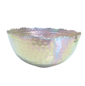 Bol de service rond en fer de qualité supérieure placage gris ensemble de 2 bols de vaisselle de grande taille cuisine et table personnalisés - Product Image 2