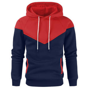 Oem Customized logo Design Casual New Autumn and Winter <b>Men's</b> Color Matching Fashion Sweatshirt <b>Men's</b> Casual Sportswear - Product Image 6