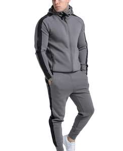 Survêtement de jogging Slim Fit pour homme Survêtement d'extérieur pour l'entraînement de fitness Tenue de fitness d'hiver Survêtement confortable au meilleur prix - Product Image 1