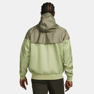 Custom Men's Polyester Canvas Vintage Waterproof <b>Windbreaker</b> Jacket with Stand Collar and Front Logo <b>for</b> <b>Beach</b> Use - Product Image 2