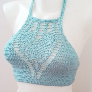 <b>Crochet</b> Crop, <b>Crochet</b> Top, <b>Crochet</b> Bikini, Top Crop, Beach Wearing, Festival Crop - Product Image 1