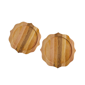 Placas de cargador de madera con forma y tamaño personalizado hecho de madera maciza de nuevo diseño 2023 fabricadas por exportador indio - Product Image 6