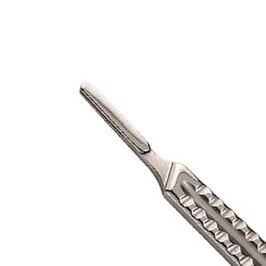 Manche de scalpel chirurgical vétérinaire orthopédique en acier inoxydable réutilisable, instrument de coupe pour chirurgie générale - Product Image 3