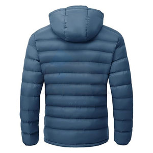Casual Winter Puffer <b>Jacket</b> Lightweight Insulated Coat with Detachable Hood & 4 Pockets Outdoor Work Travel <b>Cycling</b> - Product Image 4