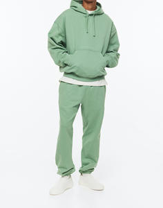 Pantalones Deportivos Gruesos de Algodón con Bordado Personalizado, Estilo Urbano, Anti-Pilling, Transpirables y Acampanados - Product Image 1