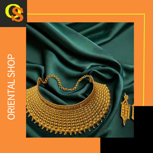 Latets Arrival <b>Necklace</b> <b>Earrings</b> <b>Set</b> with 22K <b>Gold</b> Plated Trendy Style <b>Necklace</b> <b>Earrings</b> <b>Set</b> for Sale by Exporters - Product Image 3