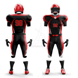 ชุดอเมริกันฟุตบอลคุณภาพสูงขายส่ง ระบายอากาศได้ดี ไซส์ใหญ่ แขนสั้น ปรับแต่งขนาดได้สำหรับกีฬา - Product Image 6