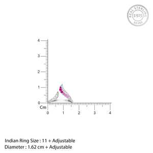 Bague Coeur Ombre en Argent Tendance Religieux Mignon Simple Incrustation avec Sertissage de Griffe Bijoux en Laiton Plaqué Rhodium - Product Image 3