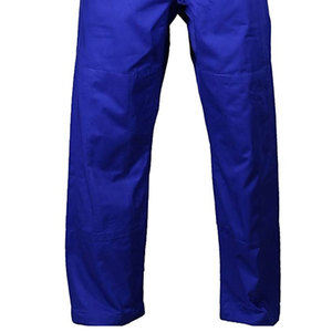 OEM Taekwondo uniforme cómodo ligero personalizado azul uniforme de alta resistencia traje de entrenamiento de artes marciales con cinturón de algodón duradero - Product Image 4