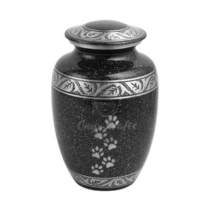 โกศหินอ่อนสีครีมสไตล์ยุโรป แกะสลักรูปสุนัขและแมว สำหรับใส่เถ้ากระดูก  ภาชนะหินที่ระลึกสุดหรู - Product Image 4