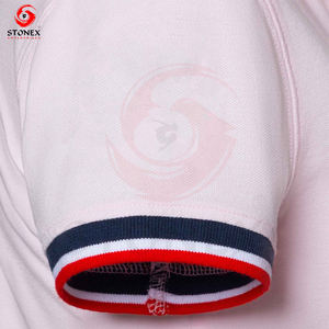 Polos Venta al por mayor Polo de punto Camiseta Mujer Poliéster Logotipo personalizado con tela de alta calidad - Product Image 4