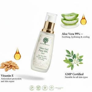 Gel de Aloe Vera Hidratante y Calmante 99% Puro 50ml Fórmula Natural Cuidado Corporal Diario OEM Marca Privada de Italia RedMoringa - Product Image 3