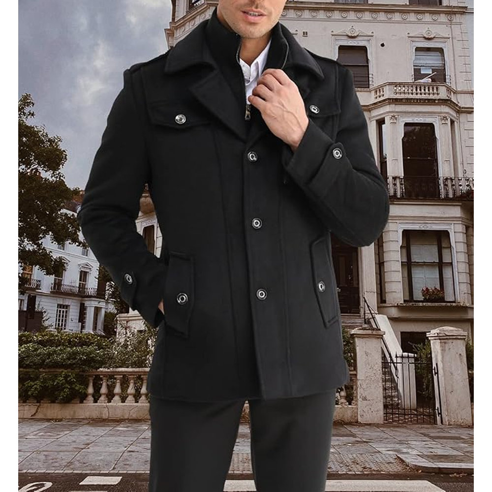 Trench Coat Mens Winter Casual Coats Mens Coats Trench Coat Top