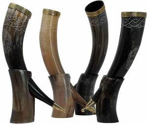 เครื่องดื่มควายฮอร์นแบบ100% กำหนดขนาดเองได้สำหรับดื่มกาแฟอาเกตราคาถูกงานฝีมือจากธรรมชาติสำหรับการดื่มกาแฟและน้ำดื่ม - Product Image 1