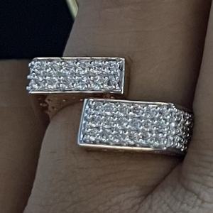 แหวนเพชรแท้หรูหราสำหรับผู้ชายเครื่องประดับทอง14K 18K ทำด้วยมือชั้นดีสำหรับเจ้าบ่าวครบรอบหรือของขวัญสุดหรู - Product Image 6