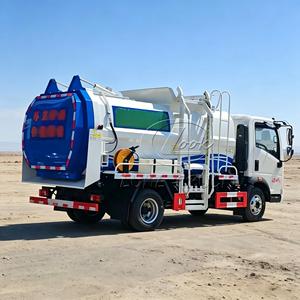Camión de Basura para Alimentos Sinotruk How de 8m³ con Elevación Hidráulica, Directo de Fábrica - Product Image 3